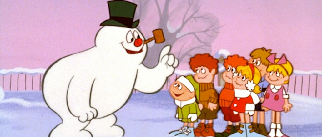 Frosty the snowman: thumpety thump thump, thumpety thump thump. 